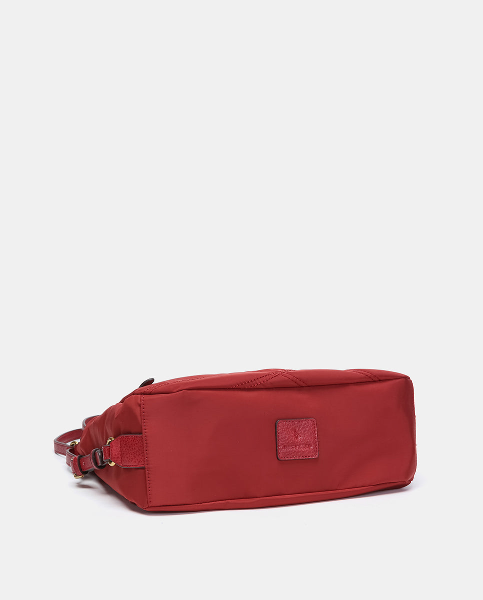 abbacino-bolso-multifuncional-convertible-mochila-reciclado-rojo image 5