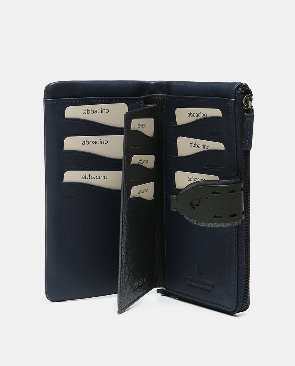 abbacino-cartera-grande-de-mujer-en-piel-azul-premium image 2