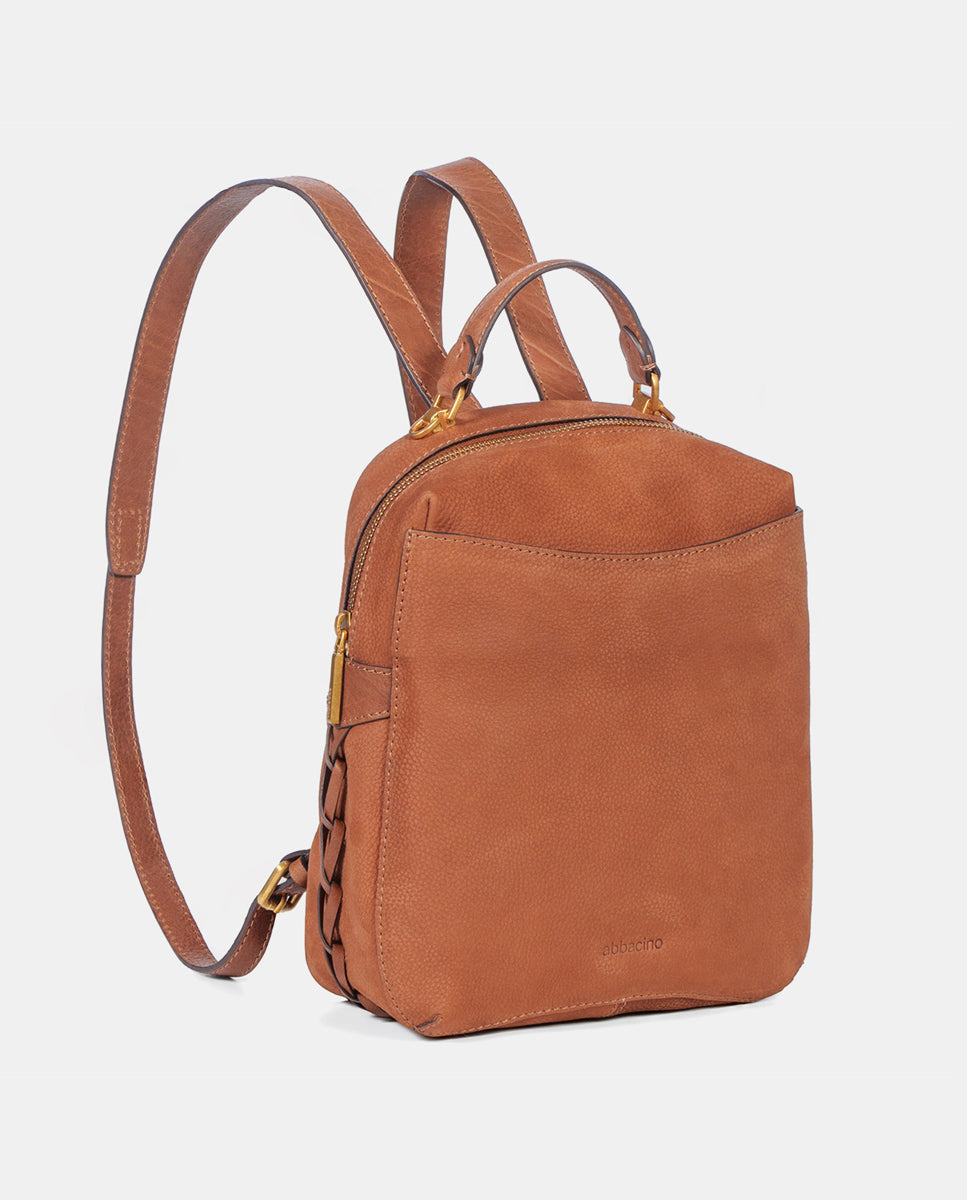 abbacino-mochila-lua-en-nobuck-cognac image 3