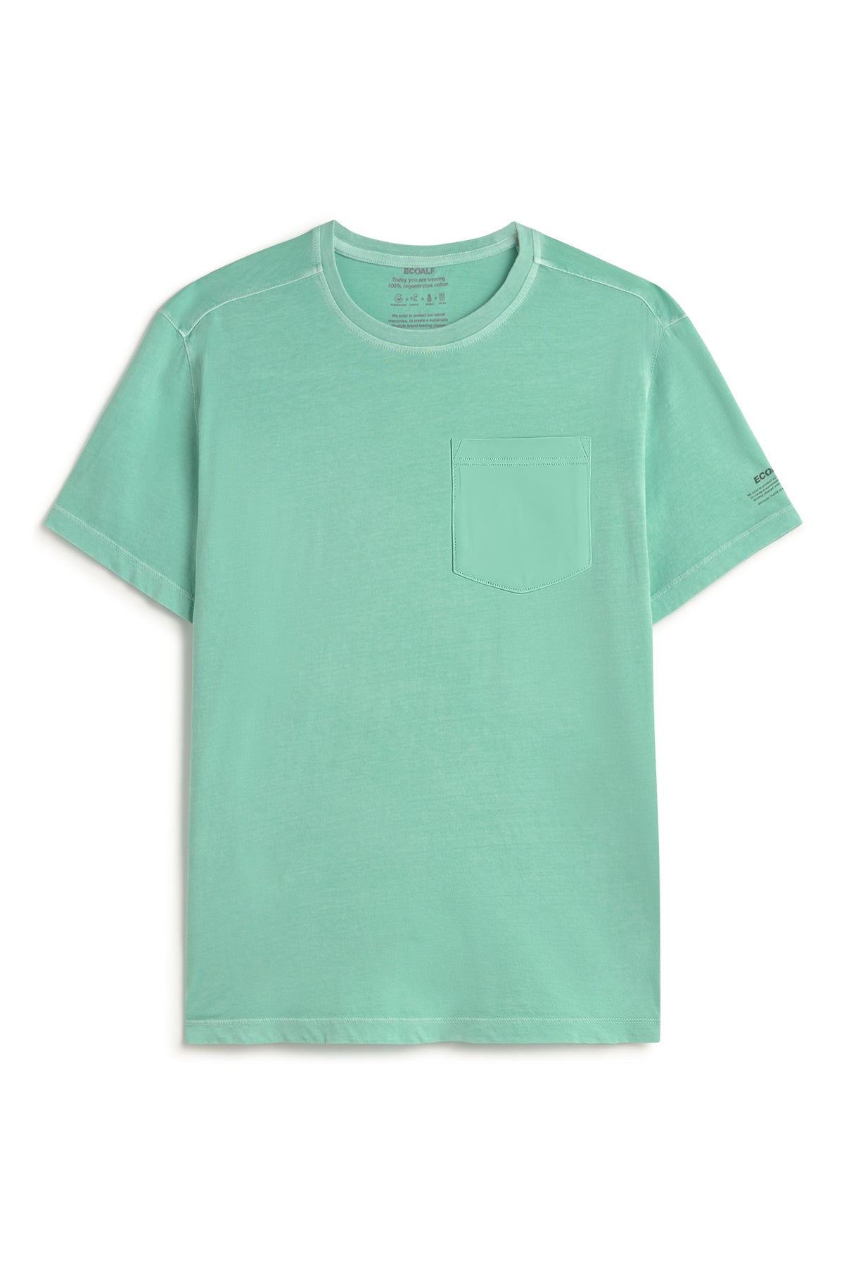 camiseta-alma-verde-agua-de-ecoalf-para-hombre-algod-n-regenerativo image 5