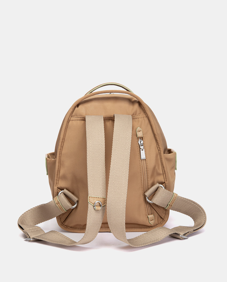 abbacino-mochila-tejido-camel-reciclada-gran-capacidad image 3