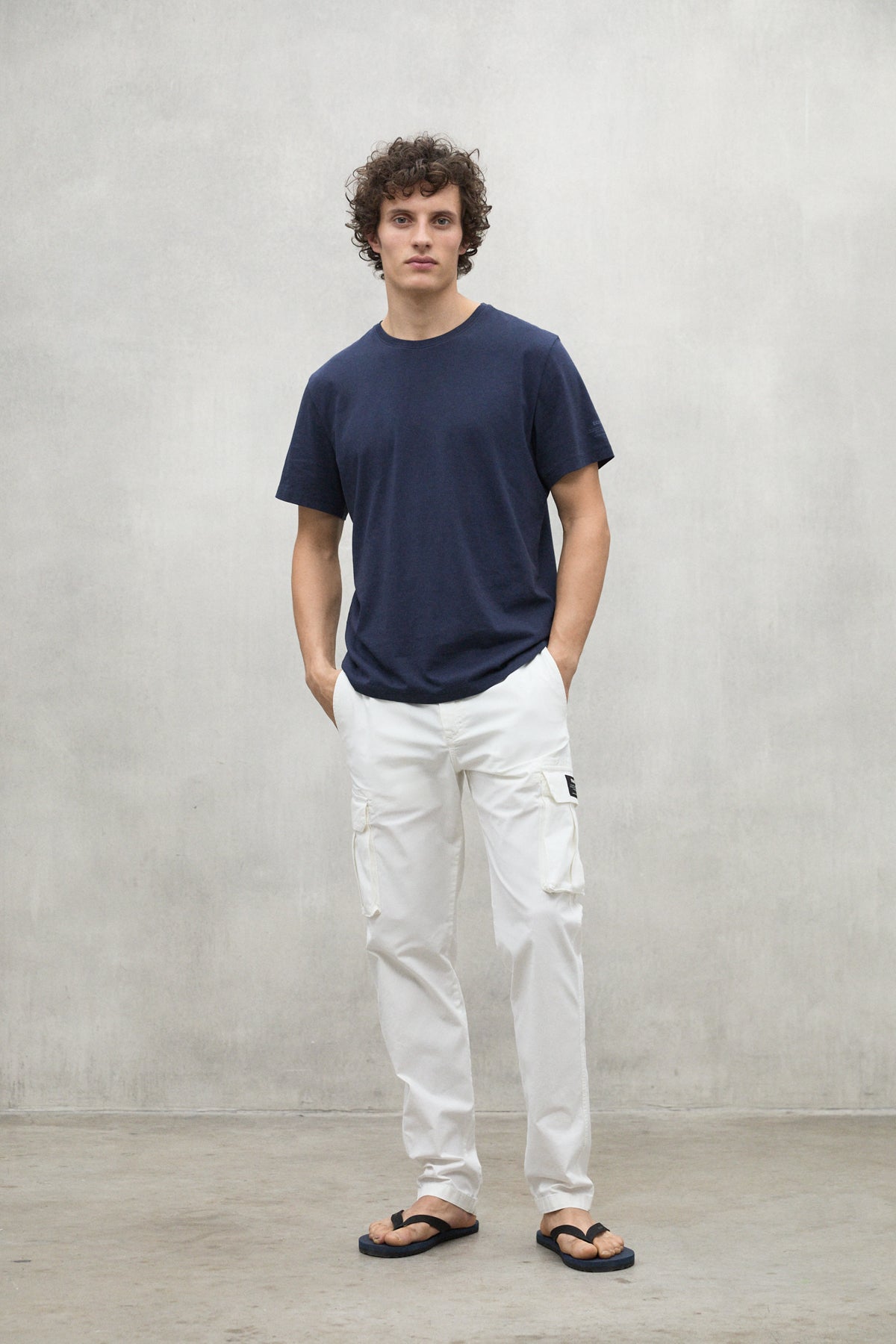 camiseta-vent-ecoalf-azul-marino-algod-n-reciclado image 1