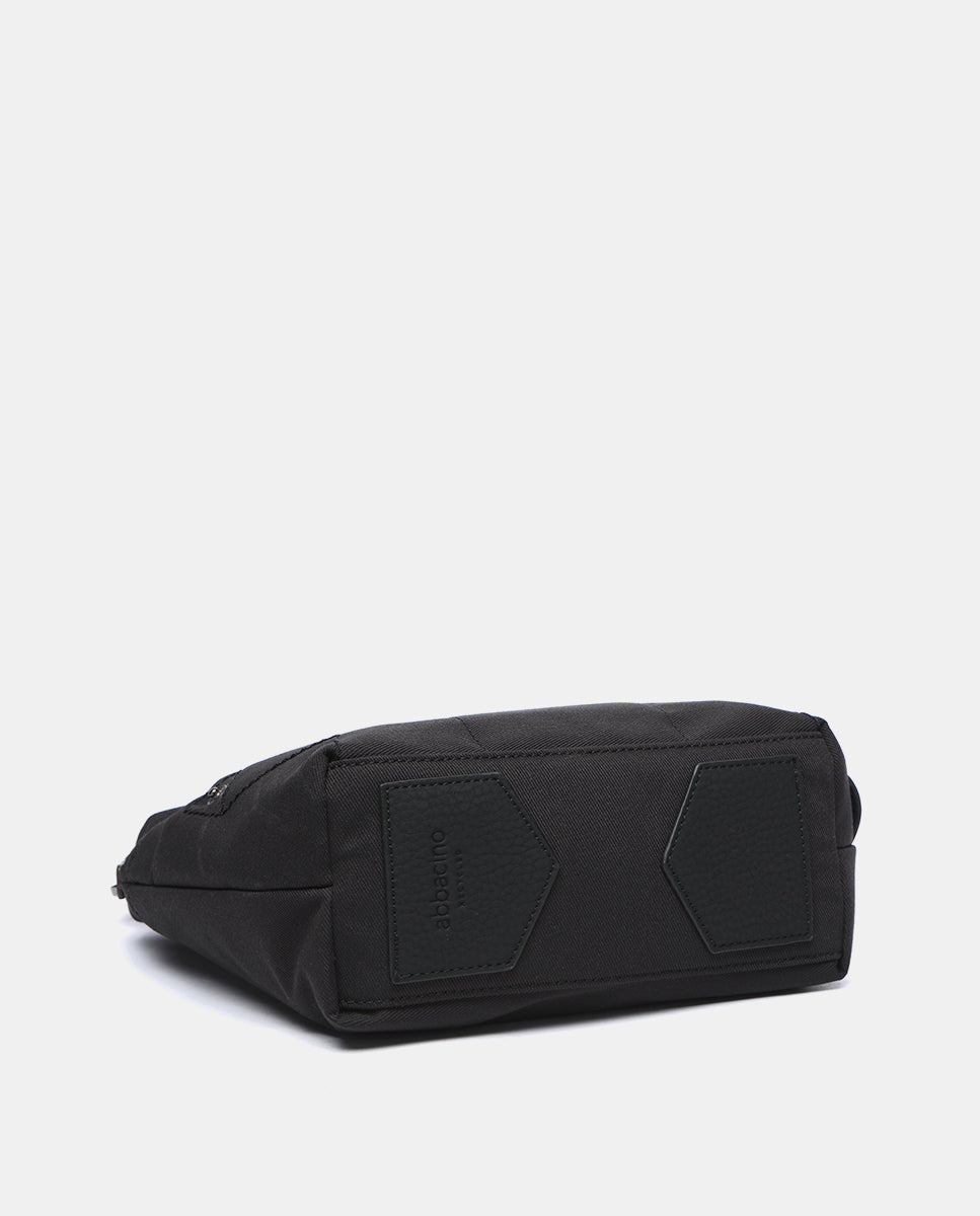abbacino-organizador-de-bolso-negro-reciclado-bandolera-2-en-1 image 4
