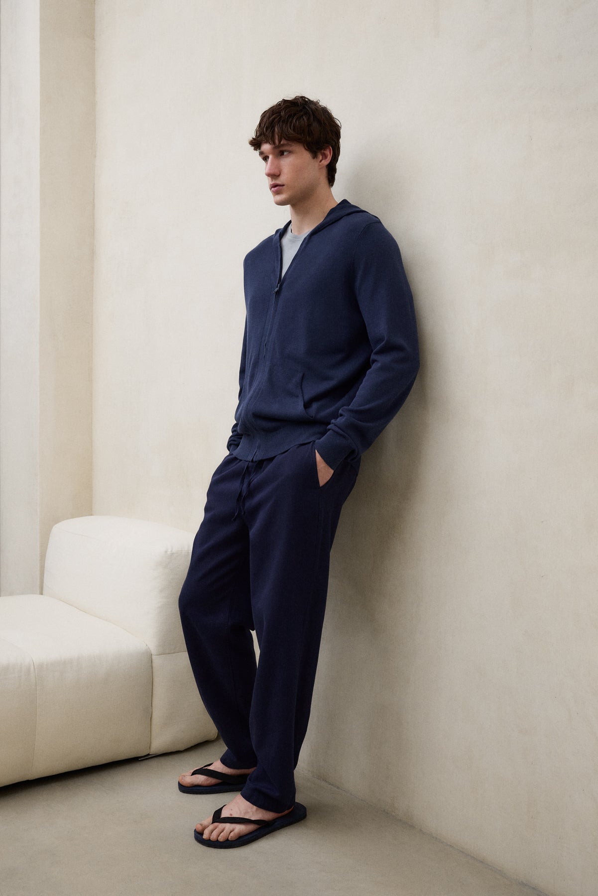 ecoalf-jersey-kirkia-azul-marino-para-hombre-sudadera-con-capucha-y-cremallera-d image 4