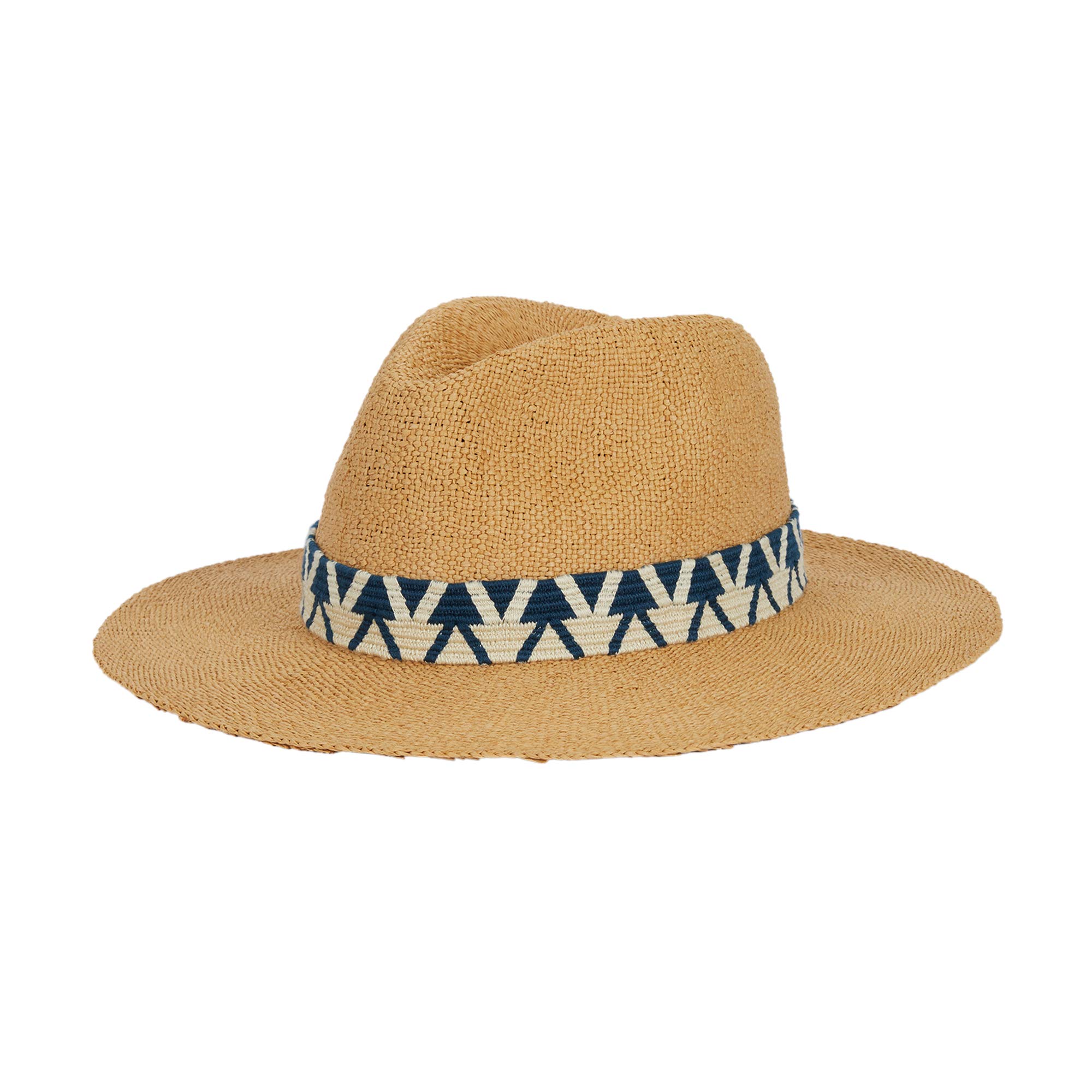 parfois-sombrero-textura-rafia-con-cinta-a-contraste-mujer image 1