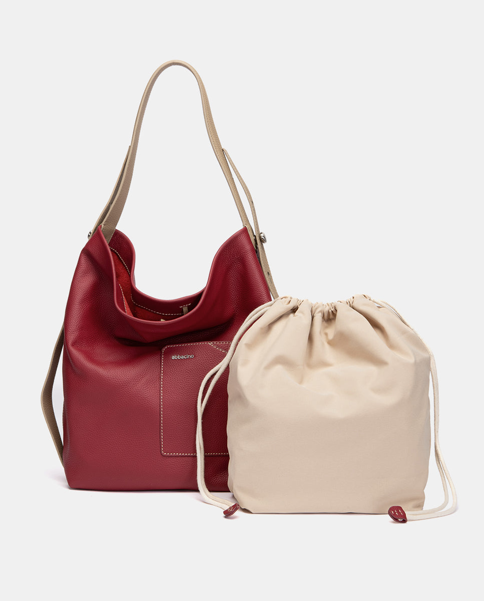 abbacino-bolso-de-hombro-en-piel-rojo image 6