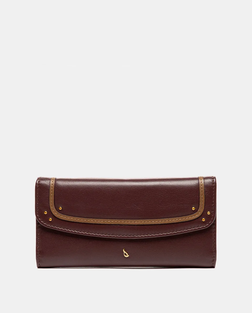 abbacino-cartera-grande-de-piel-burdeos-con-solapa image 1