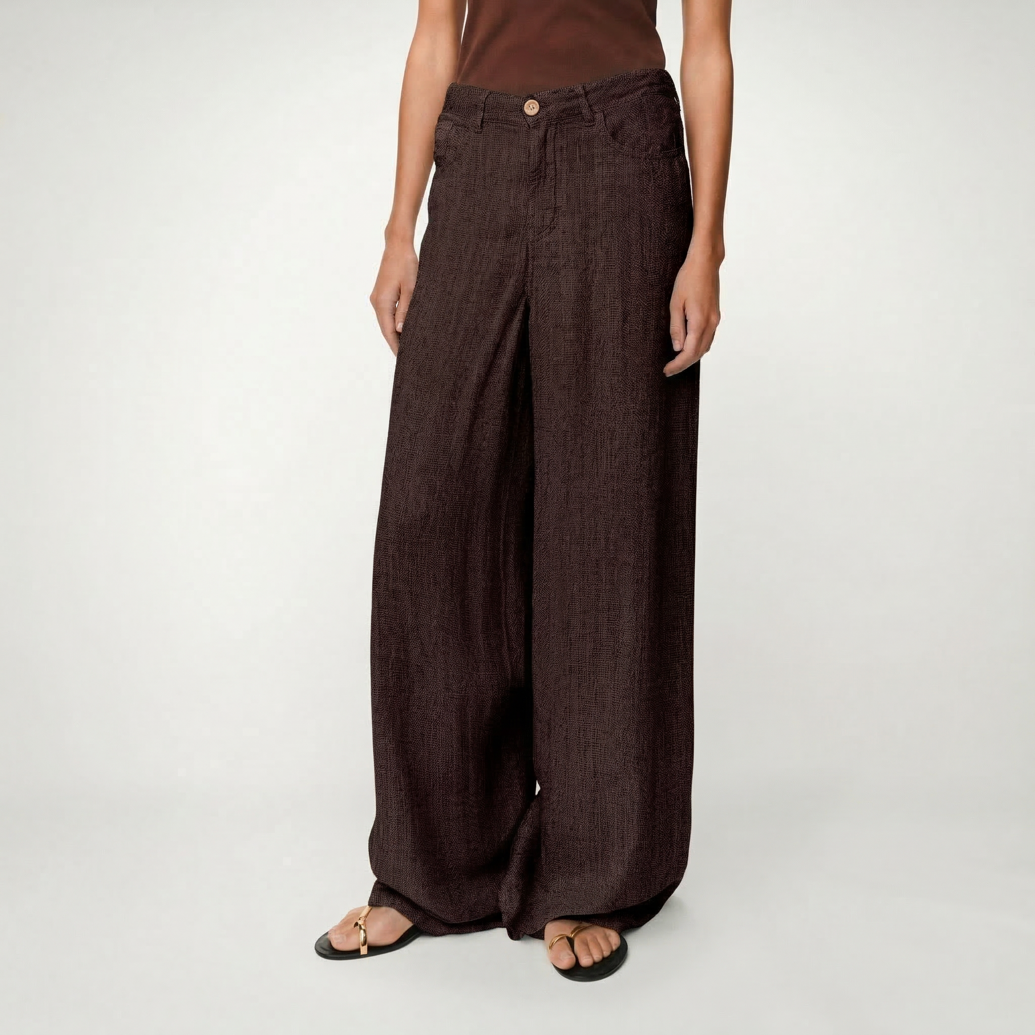 pantalones-lois-marlene-de-tiro-alto-y-pierna-ancha-100-lino-hechos-en-espa-a image 5
