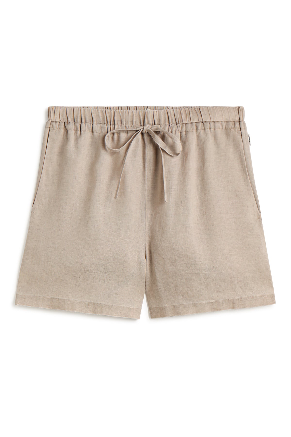 shorts-de-lino-yera-beige-de-mujer-ecoalf image 5