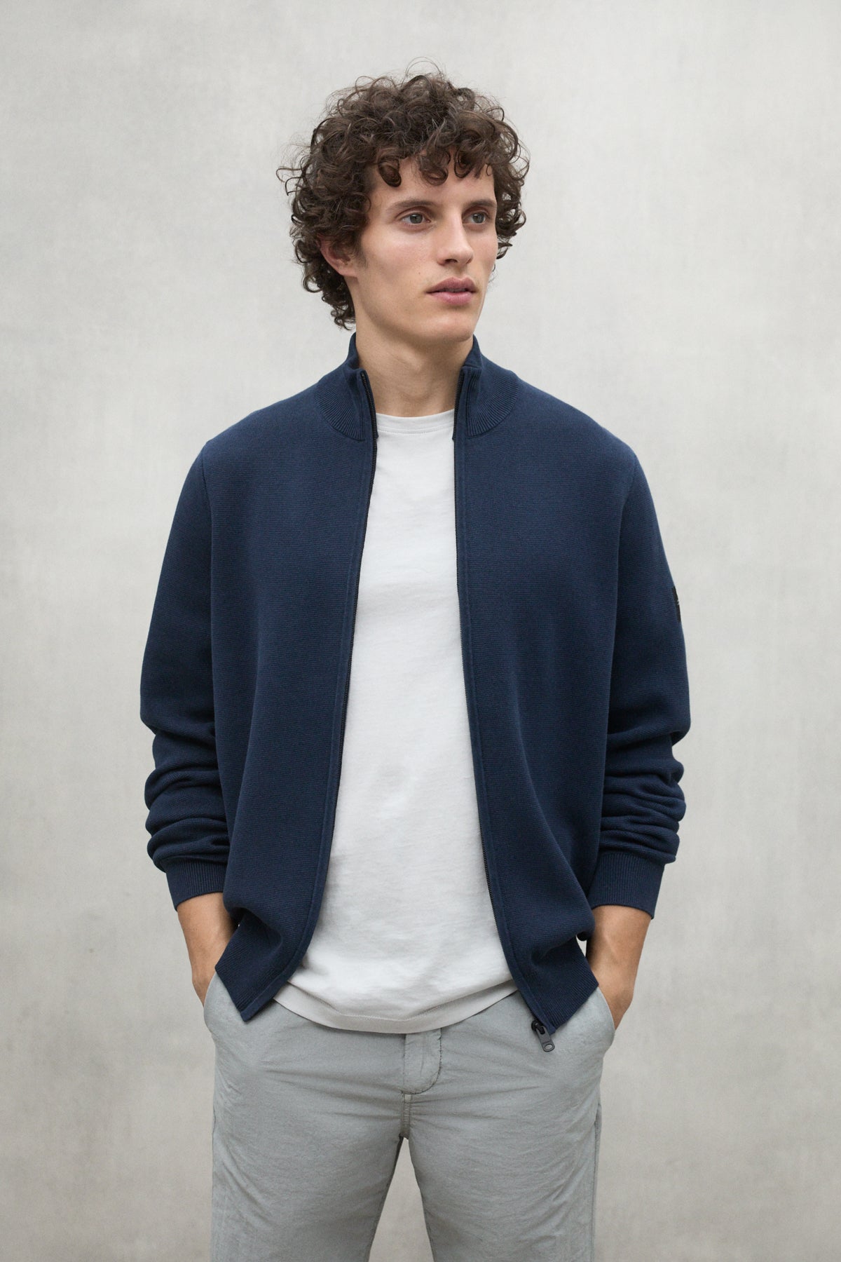 jersey-mandarina-azul-marino-de-ecoalf-para-hombre image 4