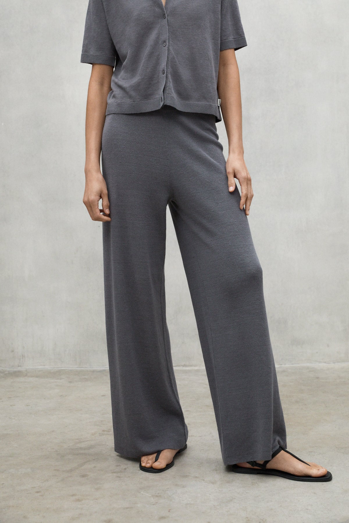 ecoalf-pantal-n-ason-gris-de-lino-para-mujer image 5