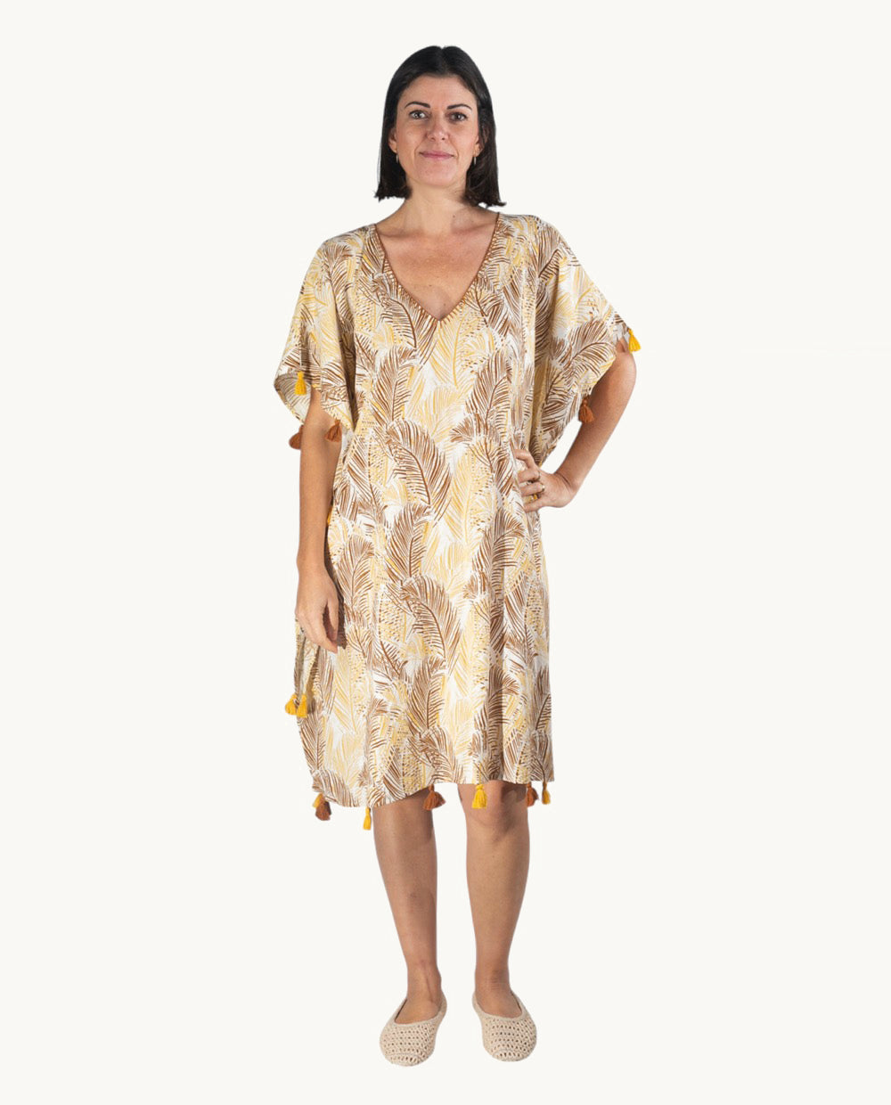 kurta-de-algod-n-kbas-talla-nica-color-amarillo image 1