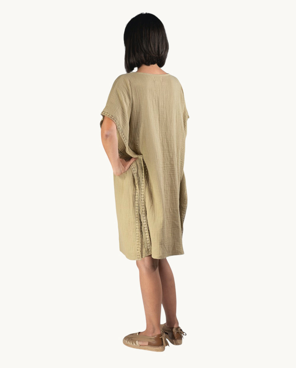 kurta-de-algod-n-kbas-talla-nica-color-kaki image 2