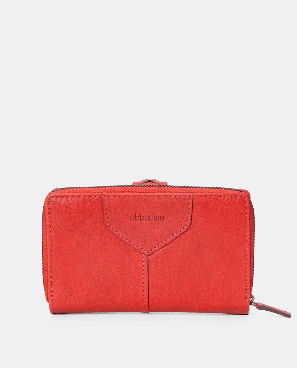 cartera-mediana-abbacino-mujer-piel-burdeos image 4
