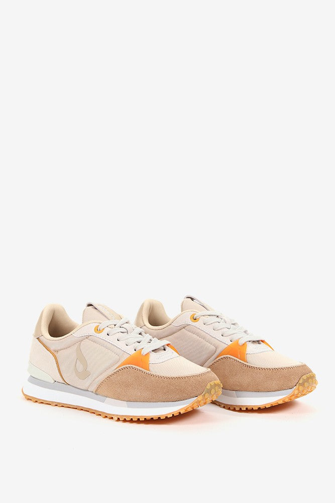 abbacino-zapatilla-mujer-naranja-piel-y-textil-sneakers-casual image 4
