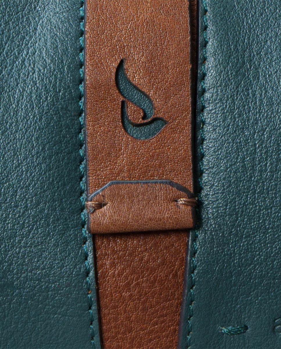 abbacino-cartera-mediana-mujer-piel-azul-bicolor image 8