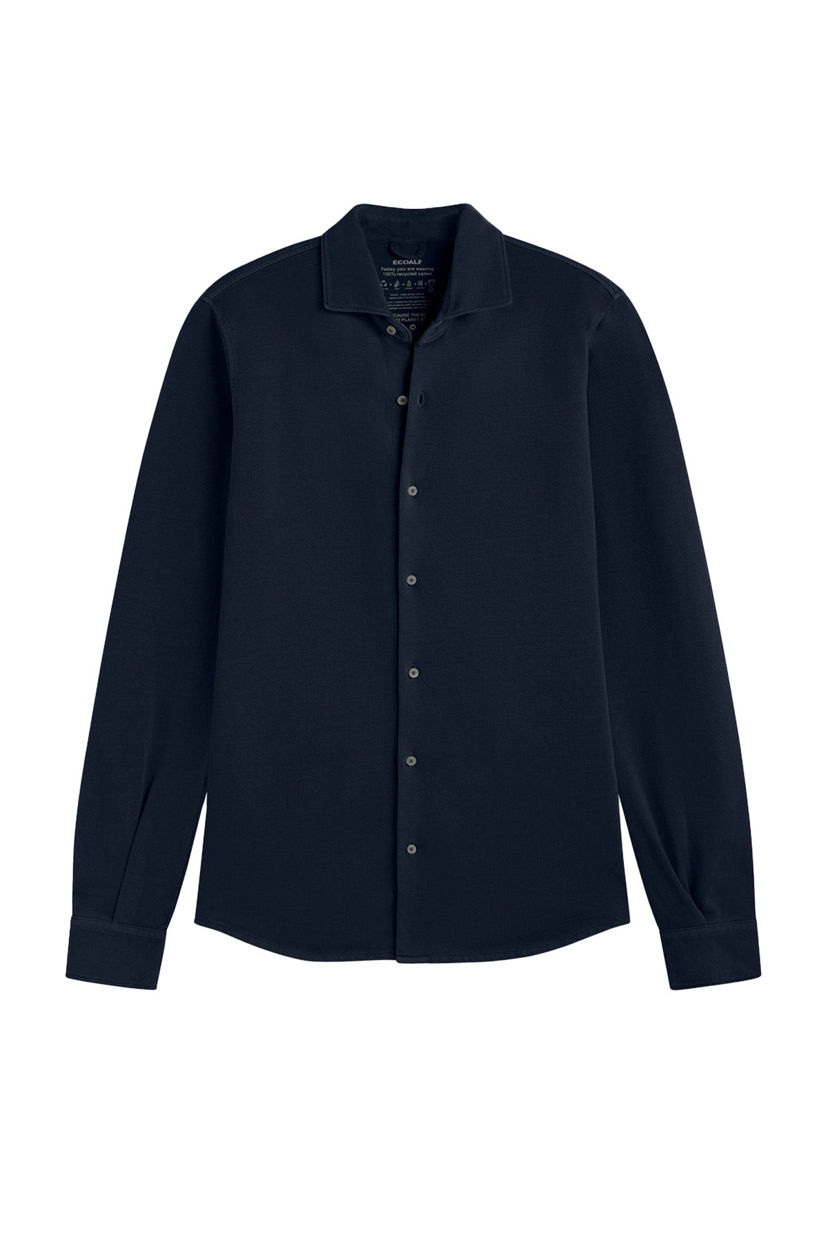 camisa-new-gotham-azul-marino-de-hombre-ecoalf-algod-n-reciclado-fit-regular-50- image 5