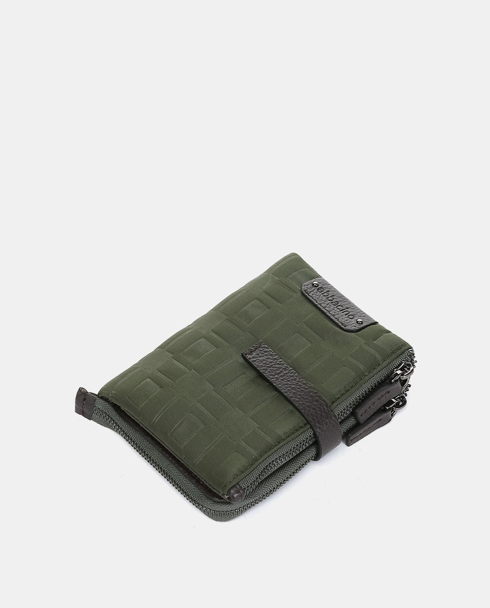 abbacino-cartera-peque-a-verde-en-nylon-reciclado-acolchado image 5