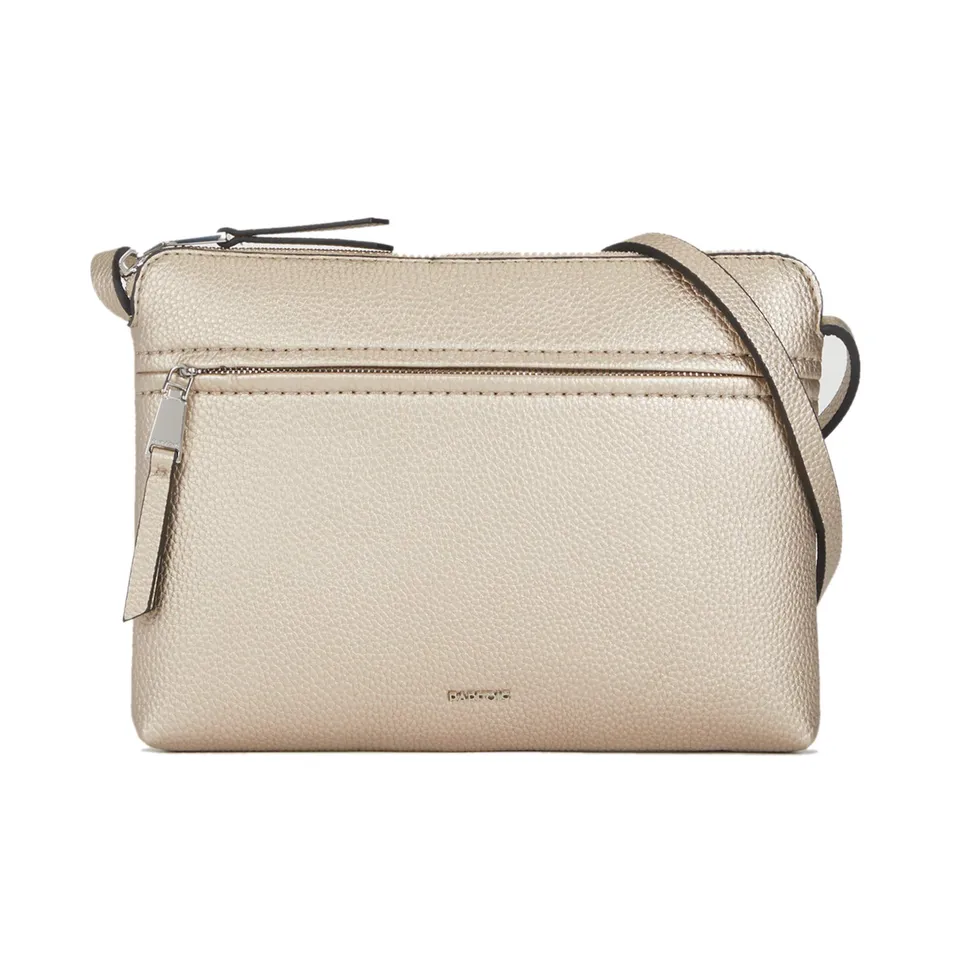 parfois-clutch-bandolera-con-bolsillo-exterior-mujer-talla-m-plateado image 1