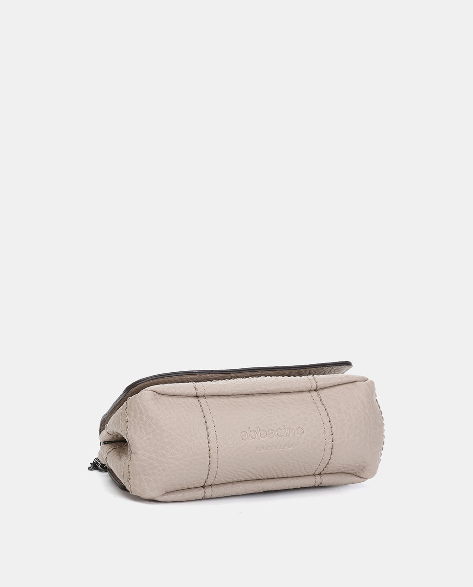 abbacino-bolso-de-hombro-peque-o-beige-reciclado-cuadros image 5