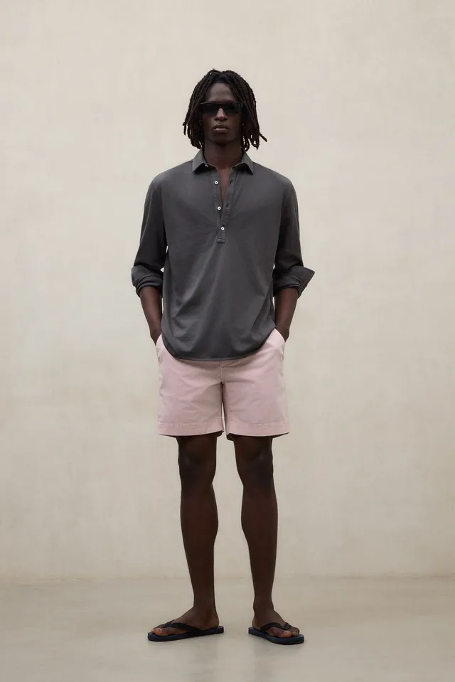ecoalf-shorts-ethic-rosas-hombre-64-algod-n-regenerativo-tinte-natural-fit-regul image 1