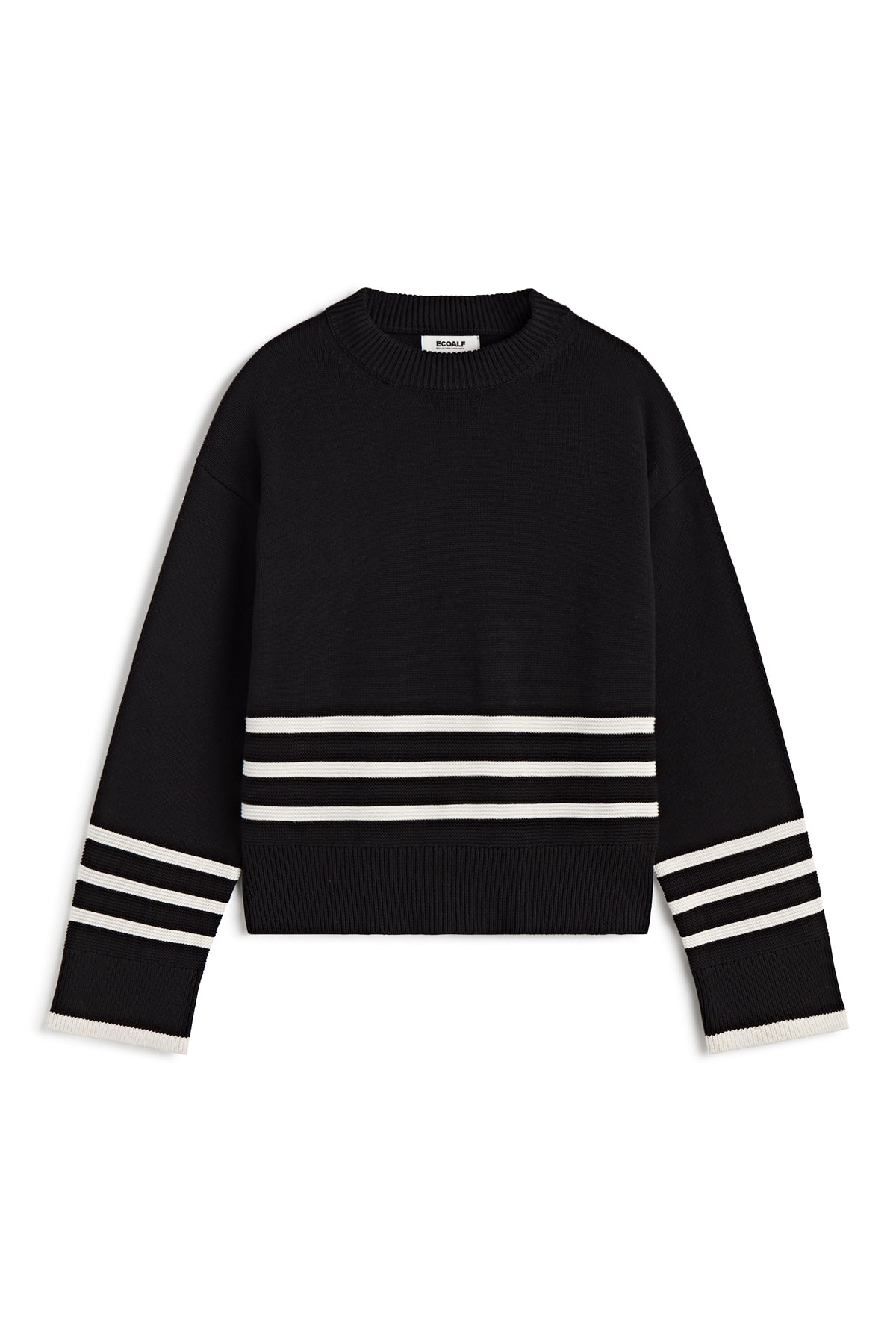 ecoalf-jersey-lanyu-negro-mujer-50-algod-n-reciclado-fit-holgado-punto-5gg image 7