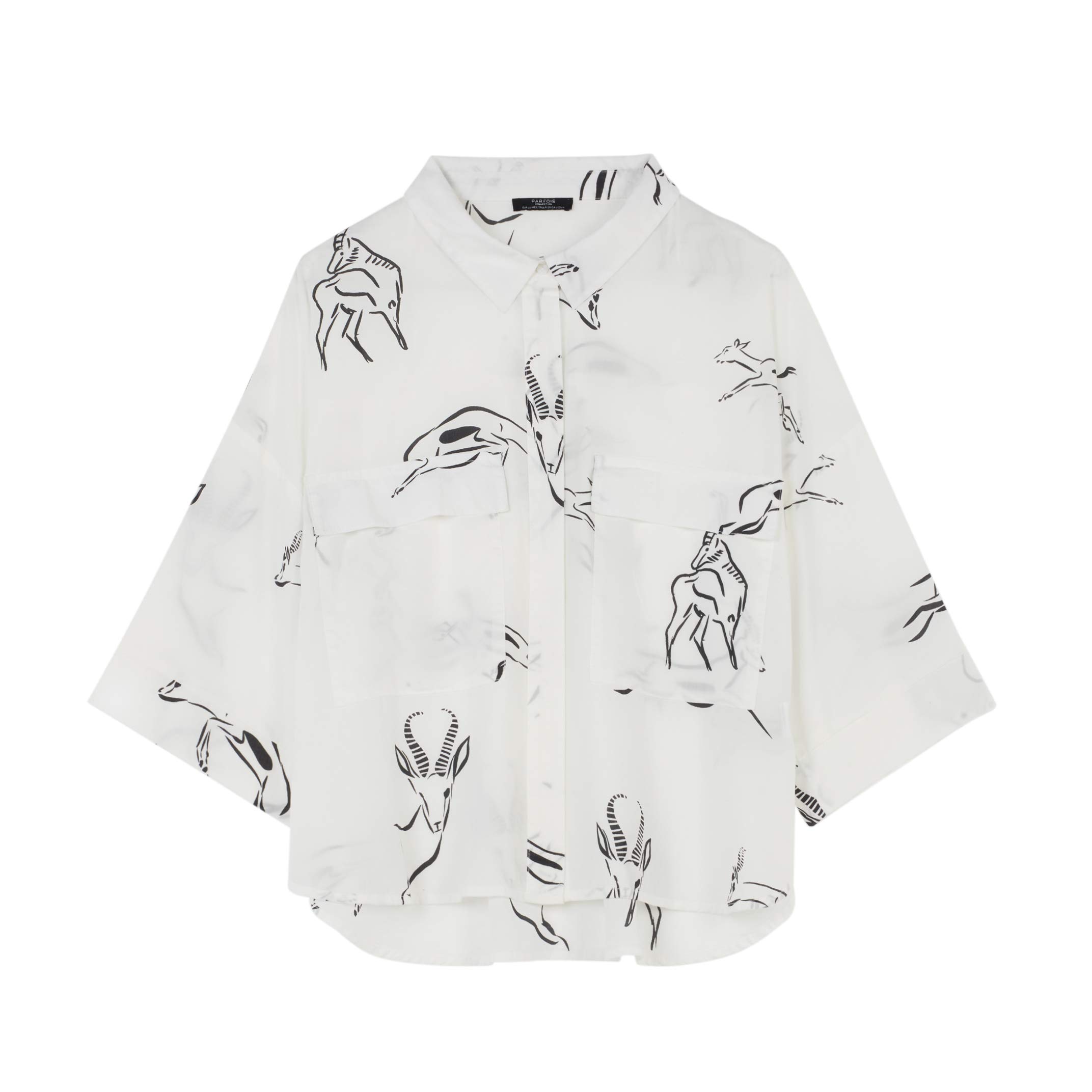 parfois-camisa-estampado-animales-para-mujer image 1