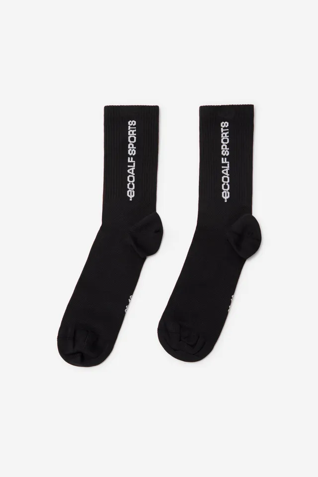 ecoalf-calcetines-saron-negros-unisex-poliamida-q-nova-reciclada-compresivos-y-t image 1