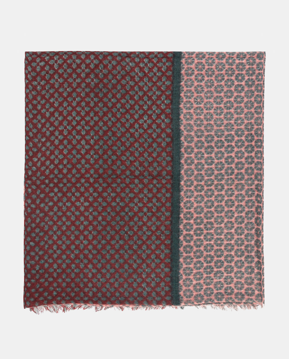 pa-uelo-lana-abbacino-geom-trico-burdeos-reversible image 2