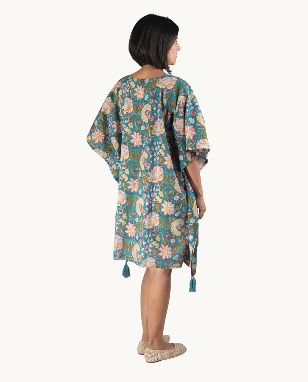 kurta-kbas-de-algod-n-talla-nica-color-turquesa image 2