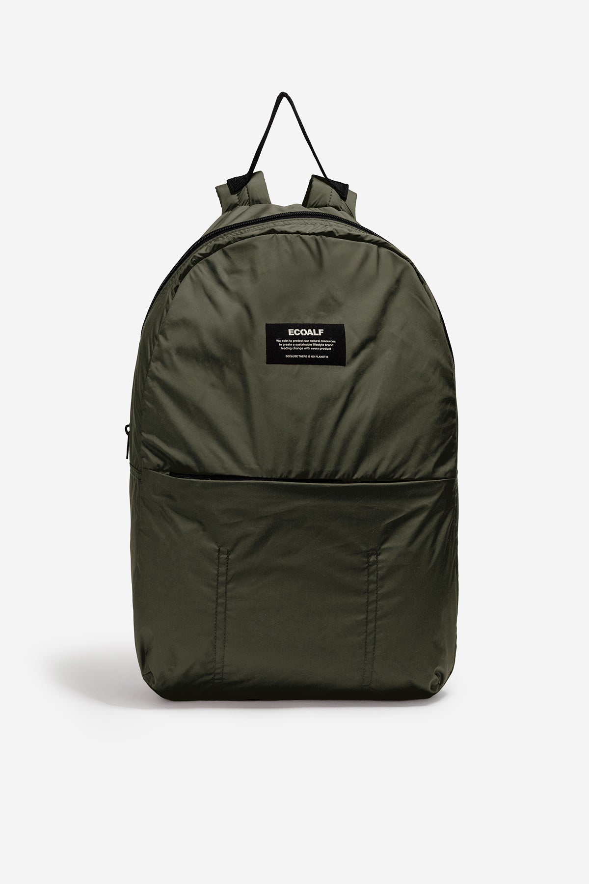 mochila-pacho-verde-ecoalf-plegable-de-poli-ster-reciclado image 1