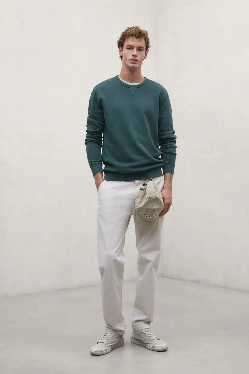 sudadera-gola-verde-de-hombre-ecoalf image 1
