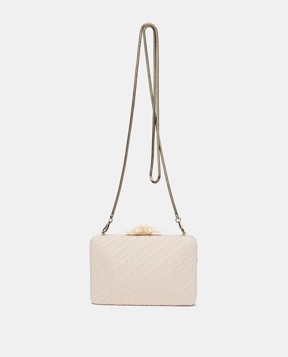 abbacino-clutch-fiesta-beige-geom-trico-tejido-trenzado image 5