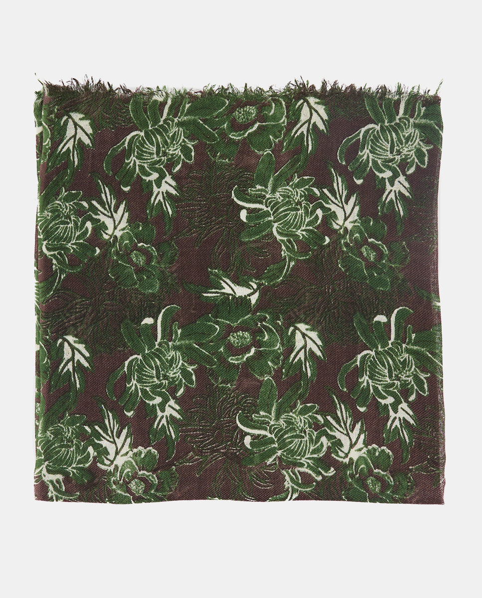 abbacino-pa-uelo-de-lana-floral-verde image 1