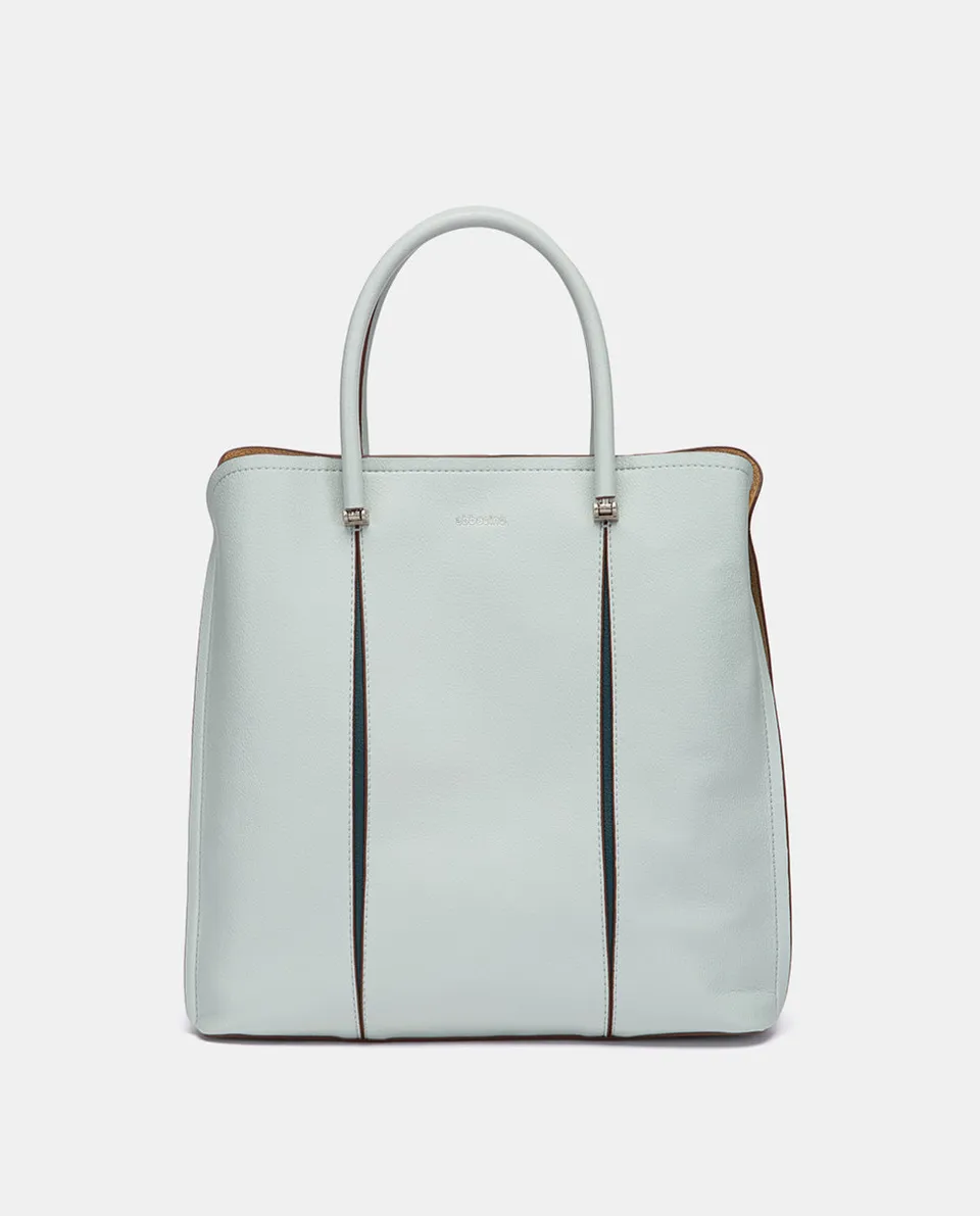 abbacino-bolso-de-mano-azul-shopper-reciclado image 1
