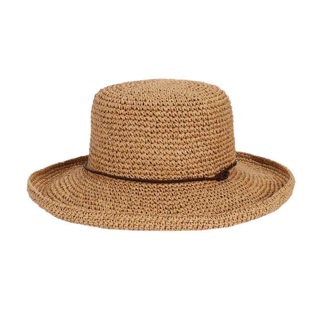 parfois-sombrero-textura-rafia-mujer-beige image 1