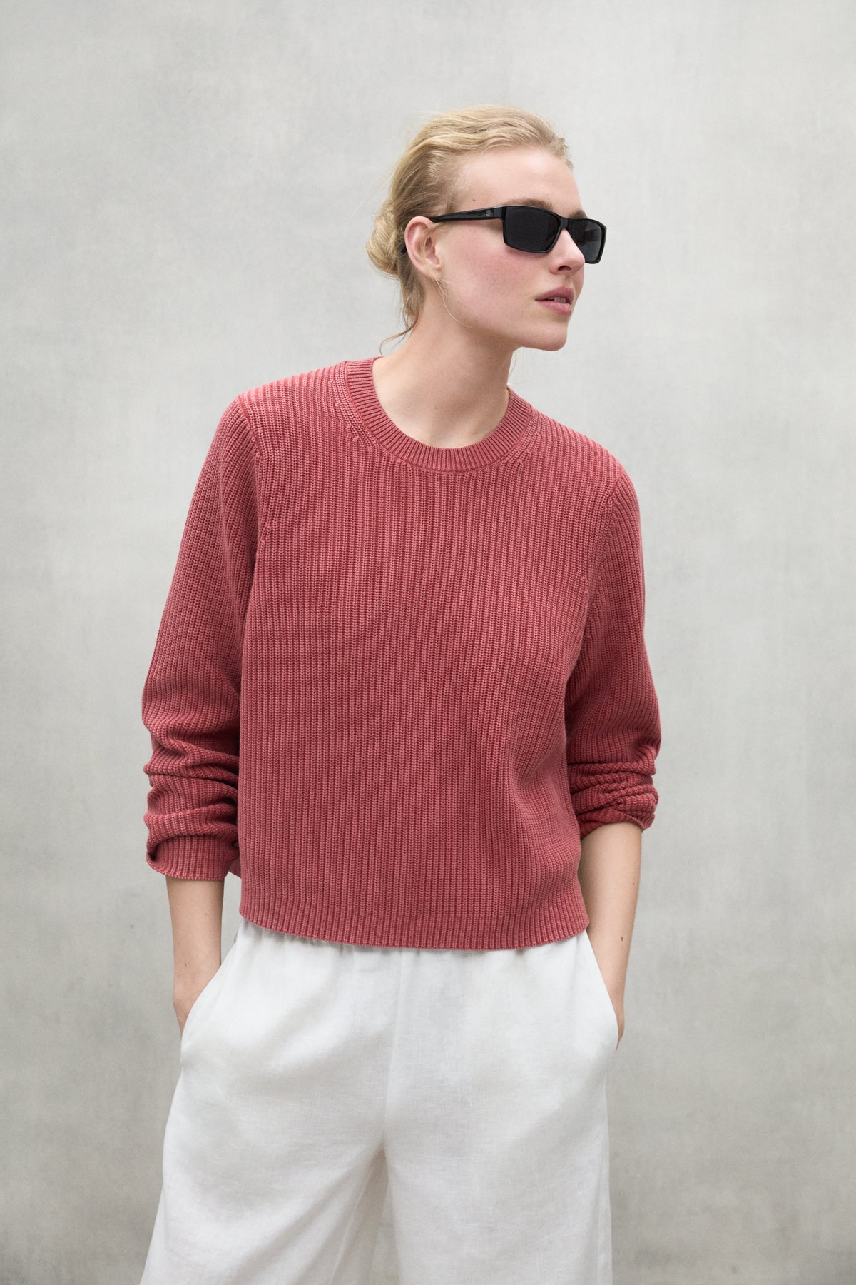 jersey-ecoalf-inga-rojo-algod-n-org-nico-y-lino-fit-regular-c-rdigan-7gg image 4
