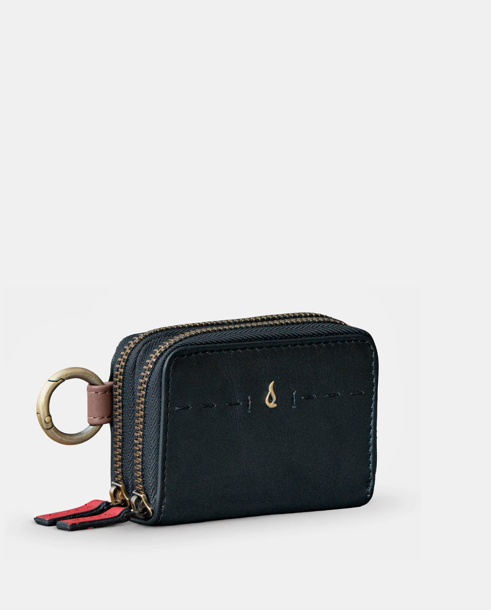 abbacino-monedero-mujer-piel-negro-doble-cremallera image 4