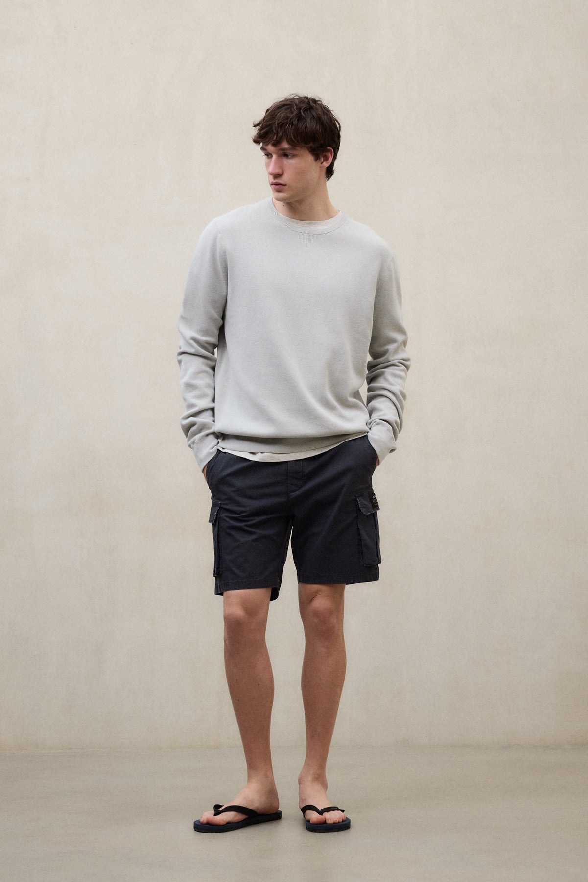shorts-ecoalf-ethicargo-gris-oscuro-shorts-cargo-de-algod-n-regenerativo image 1