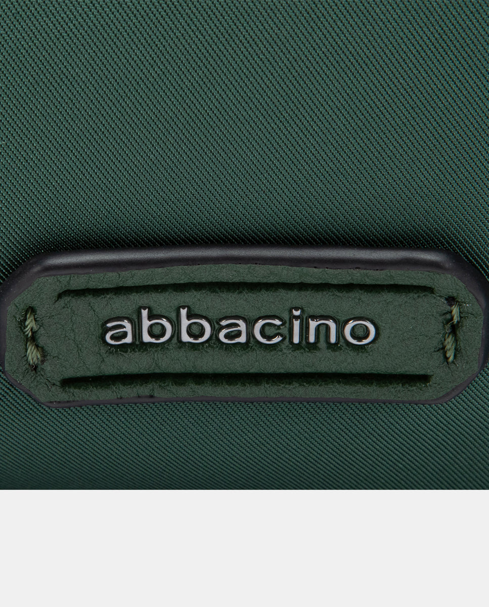 abbacino-bolso-de-viaje-en-materiales-reciclados-verde-deportivo-con-bandolera image 8