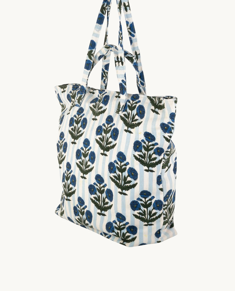 kbas-bolso-playa-de-algod-n-con-cremallera-block-print-52-x-17-x-42-cm image 2