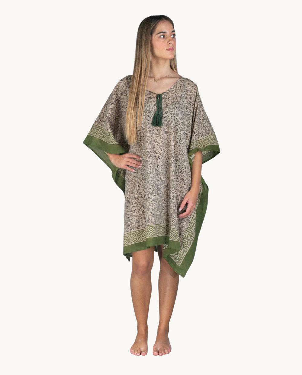 kurta-de-algod-n-kbas-talla-nica-vers-til-y-fresca image 2