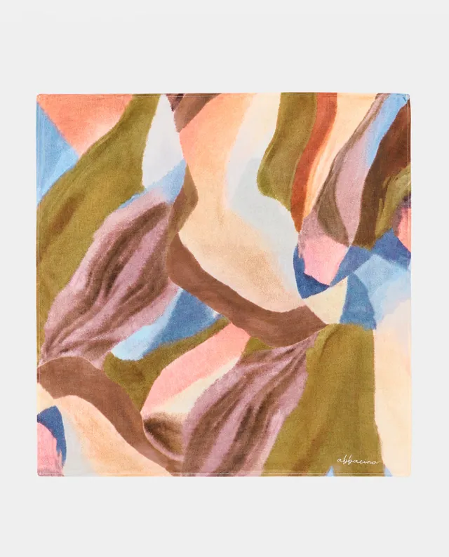 abbacino-bandana-de-seda-estampado-abstracto-multicolor image 1