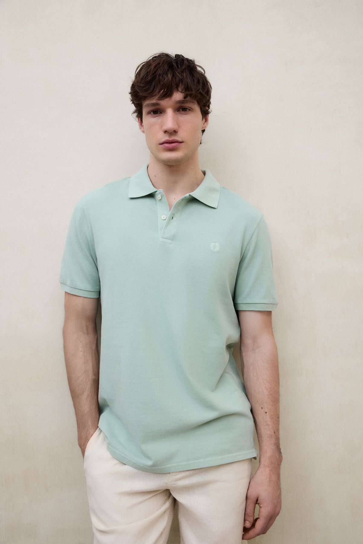 polo-ecoalf-tedan-de-piqu-100-algod-n-reciclado-verde-fit-regular image 4