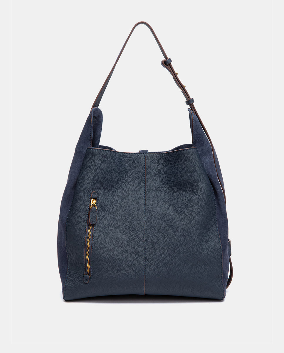 bolso-de-hombro-abbacino-piel-y-serraje-azul image 4