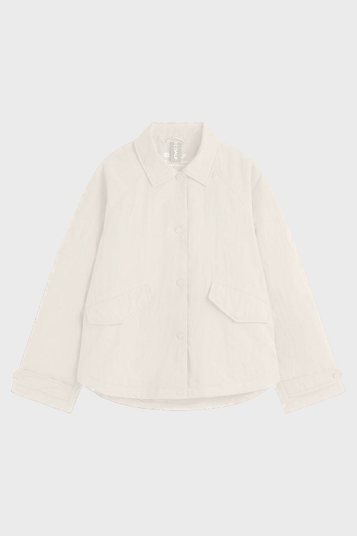 ecoalf-chaqueta-saone-blanca-de-mujer-poliamida-reciclada-repelente-al-agua image 6