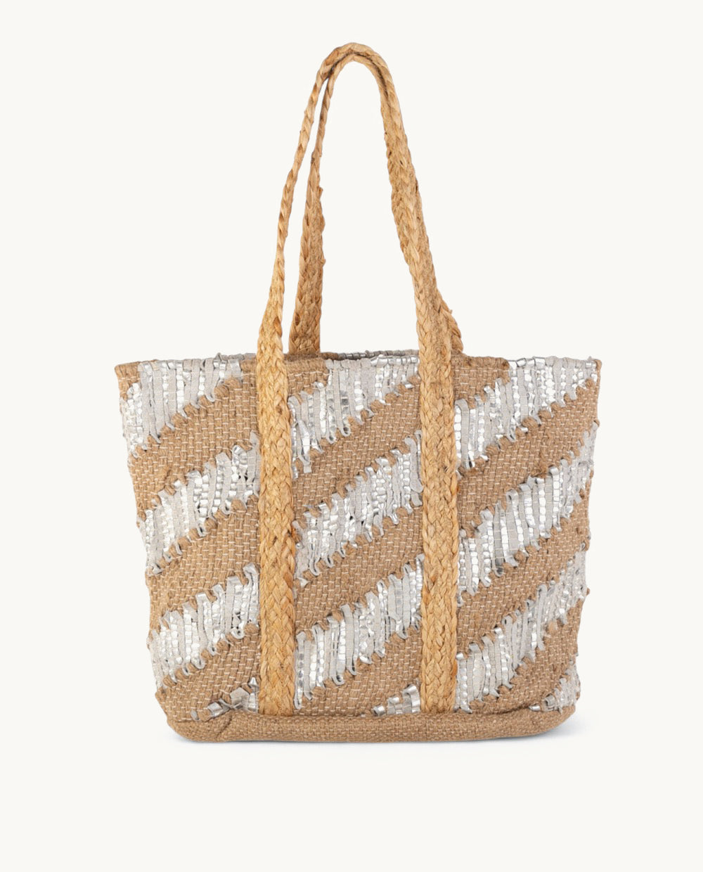 tote-kbas-de-piel-y-yute-color-plata-39x17x30-cm image 3
