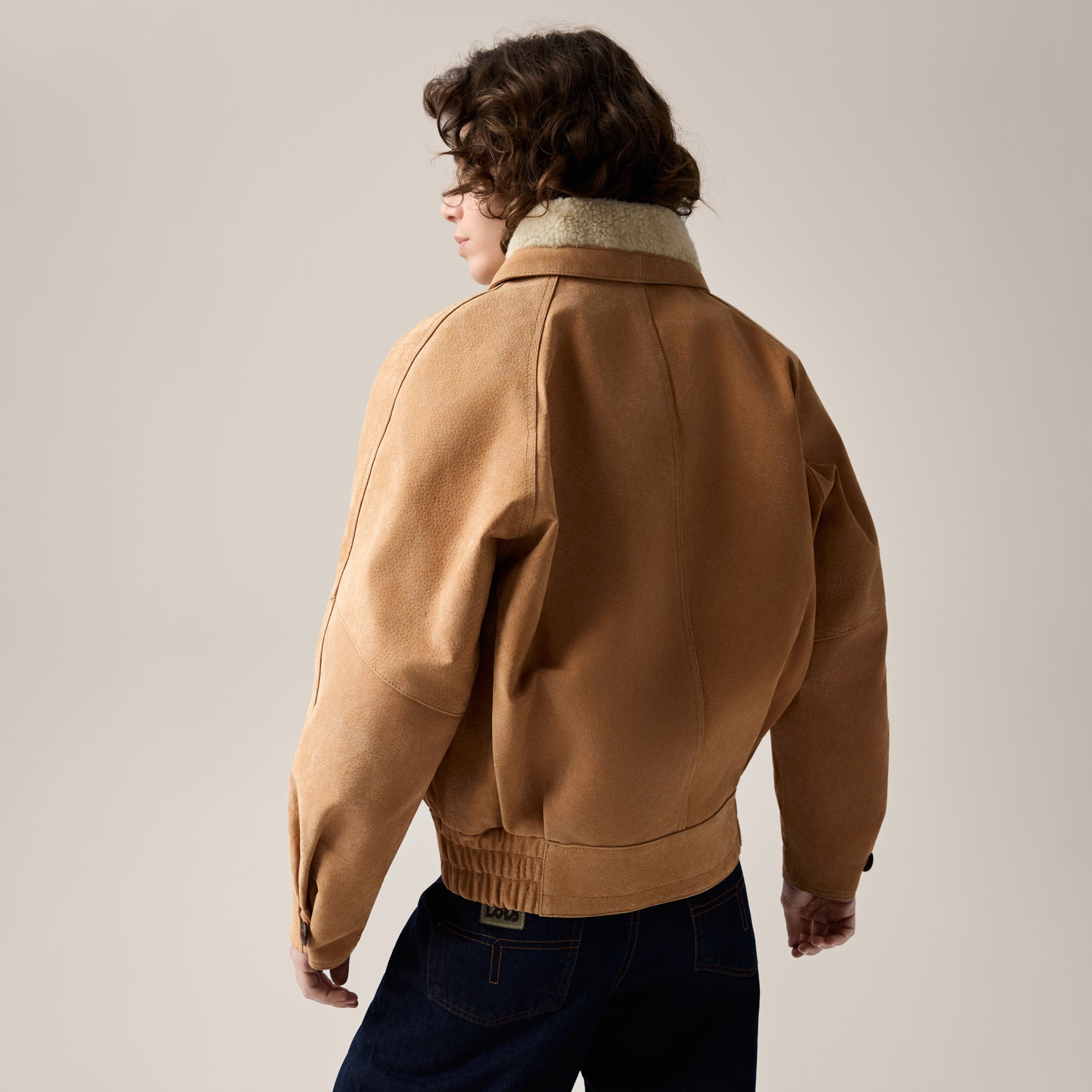 lois-abel-suede-jack-3123-7209-chaqueta-de-piel-marr-n image 3