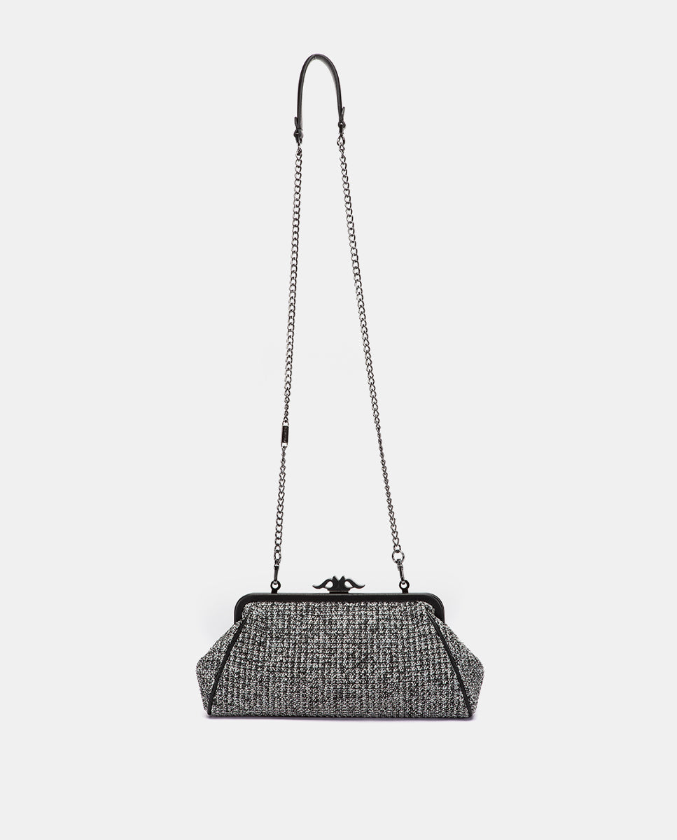 abbacino-clutch-de-fiesta-jaspeado-negro image 5