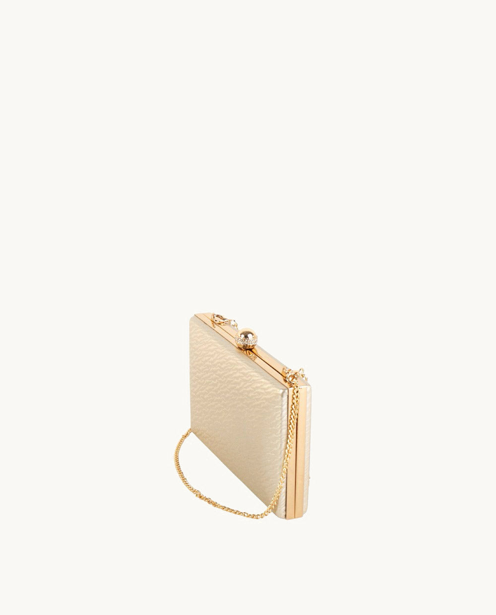kbas-clutch-de-piel-sint-tica-fiesta-valo-color-oro-19x3x12-cm image 2